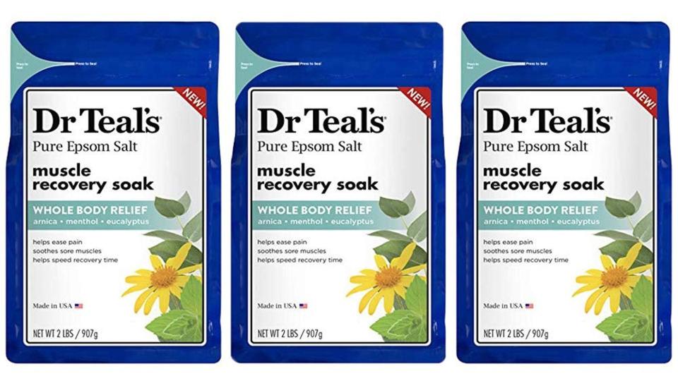 Best gifts for runners: Dr. Teal's Epsom Salt Muscle Recovery Soak