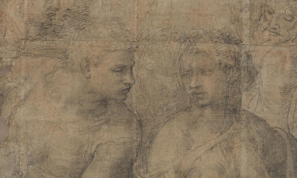 <span>Will glue you to the spot… Michelangelo’s Epifania, 1550-3 (detail). © Trustees of the British Museum</span><span>Photograph: © The Trustees of the British Museum</span>