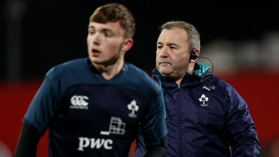 Richie and Jack Murphy together with Ireland Under-20s