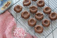 <p>Thumbprint cookies are so easy to make, and you can get really creative with how you fill them. For this gluten-free chocolate thumbprint cookie, top the buttercream filling with Christmas sprinkles or crushed candy cane.</p> <p><a href="https://www.thedailymeal.com/recipe/gluten-free-chocolate-thumbprint-cookies?referrer=yahoo&category=beauty_food&include_utm=1&utm_medium=referral&utm_source=yahoo&utm_campaign=feed" rel="nofollow noopener" target="_blank" data-ylk="slk:For the Gluten Free Chocolate Thumbprint Cookies recipe, click here.;elm:context_link;itc:0;sec:content-canvas" class="link ">For the Gluten Free Chocolate Thumbprint Cookies recipe, click here.</a></p>