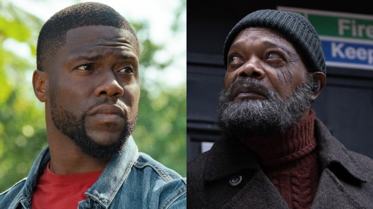  Kevin Hart and Samuel L. Jackson. 