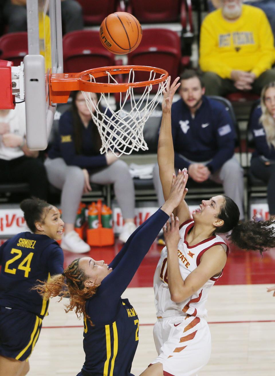 Iowa State Cyclones forward/center Stephanie Soares was selected in the first round of the WNBA draft on Monday.