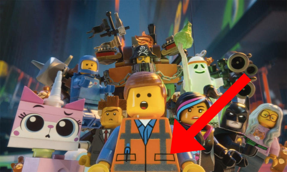 Irre Filmdetails: Fingerabdrücke in „The Lego Movie“ (2014)