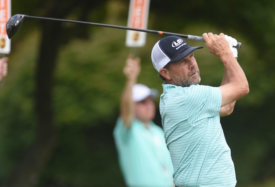 Doug Barron during Dick's Sporting Goods Open, Round 2, at En-Joie Golf Course in Endicott. Saturday, August 17, 2019. 