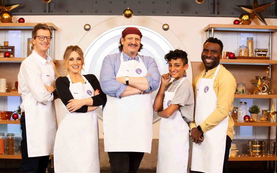 William Sitwell (far left) on MasterChef's critics special