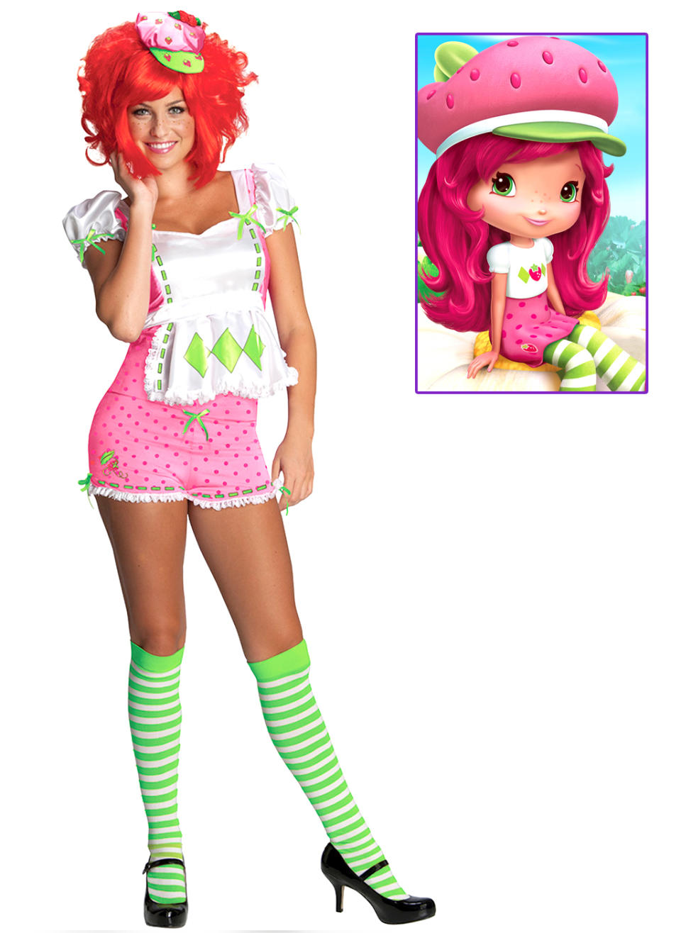 <p>Strawberry Shortcake is a sweet, lovable, innocent, cartoon girl. Thanks, costume, for ruining our childhood by re-imagining her as a stripper.<br><br> (Credit: <a rel="nofollow noopener" href="http://www.yandy.com/Strawberry-Shortcake-Costume.php" target="_blank" data-ylk="slk:Yandy.com;elm:context_link;itc:0;sec:content-canvas" class="link ">Yandy.com</a>/TCFC) </p>