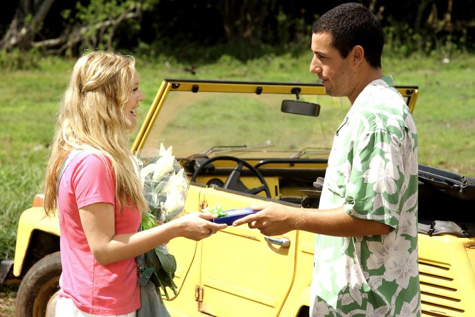 Drew Barrymore and Adam Sandler in '50 First Dates'