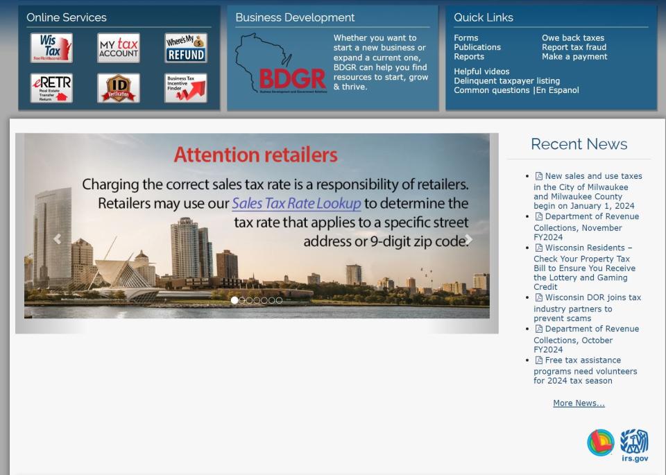 The Wisconsin Department of Revenue's Sales Tax Rate Lookup Tool allows people to check the sales tax businesses should be charging following the Jan. 1 tax changes in Milwaukee and Milwaukee County.