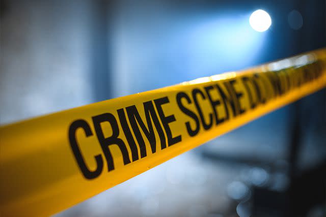 <p>Getty Images</p> Stock image of crime scene barricade covering