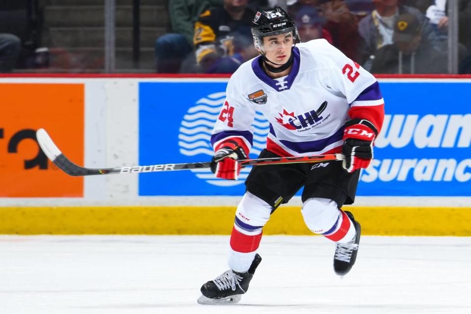 The Carolina Hurricanes made forward Seth Jarvis their first-round draft pick in 2020.