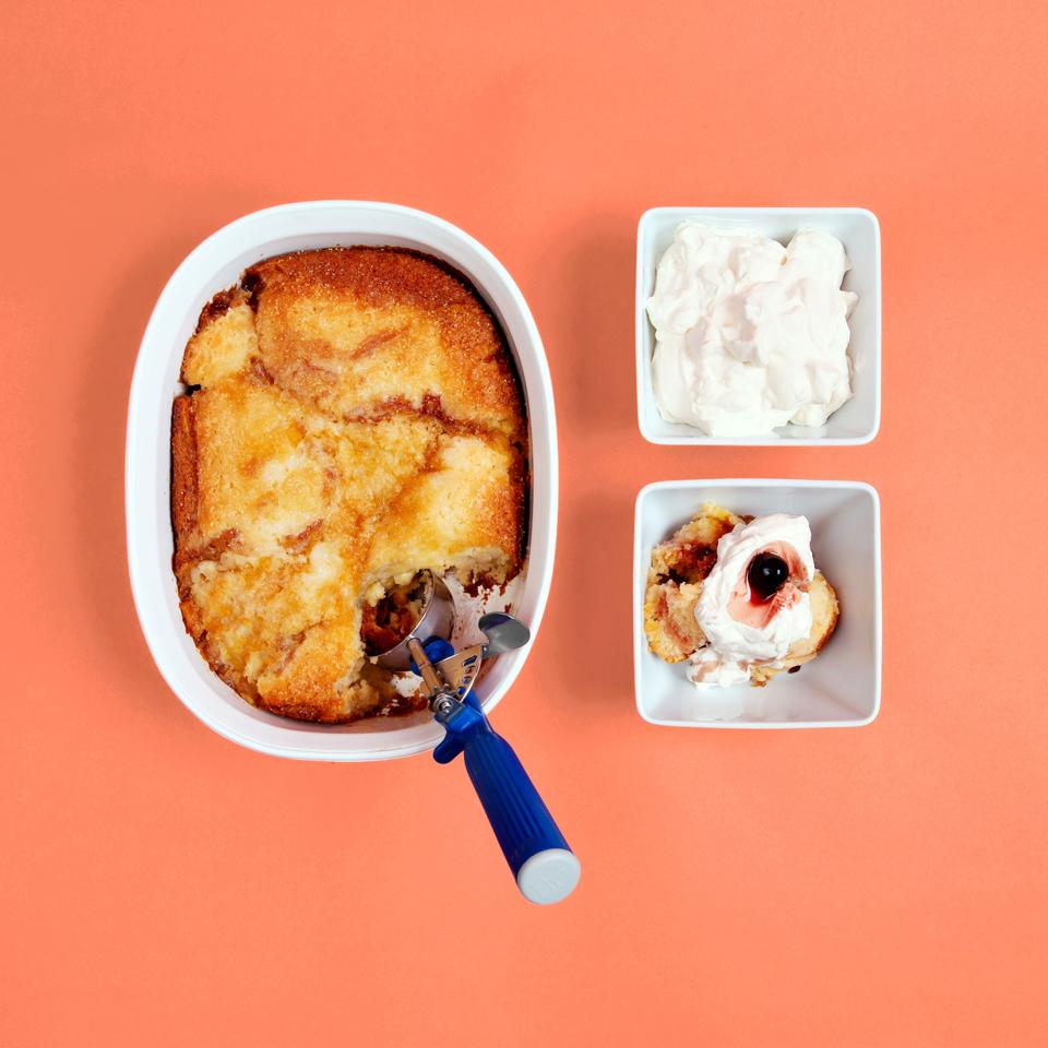 Pineapple Upside-Down Cobbler