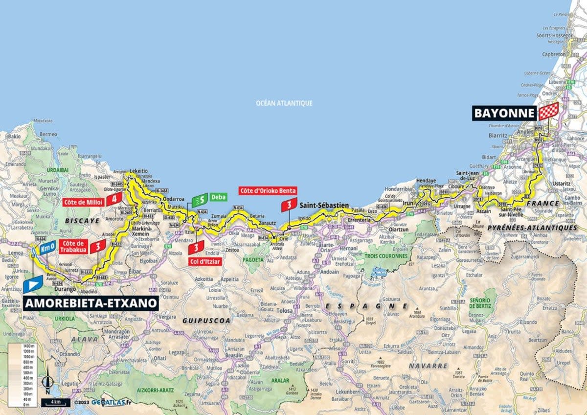 Stage 3 map (letour)