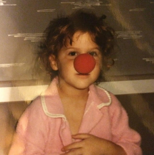 Even when she was focused on something serious, like the charitable Red Nose Day to help kids, Schumer found it impossible to be serious. “Always setting trends #tbt #rednoseday”