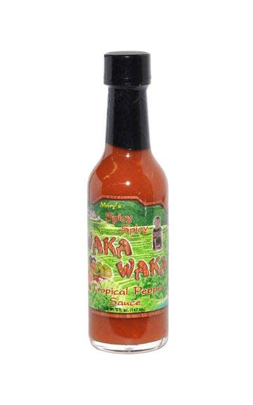 Montezuma Sauces and Salsas calls its Waka Waka Sauce "a meeting of East and West tropical fruits and chilis."
