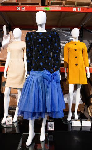 <p>VALERIE MACON/AFP via Getty Images</p> Princess Diana's Jacques Azagury dress that sold for $1.1 million