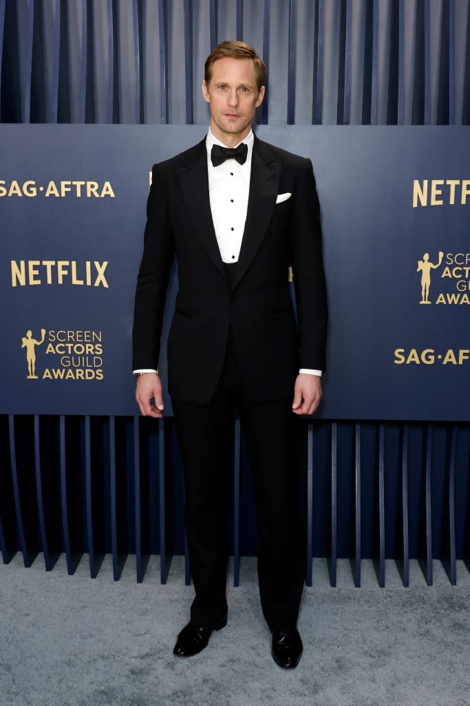 Alexander Skarsgård attends the 30th Annual Screen Actors Guild Awards at Shrine Auditorium and Expo Hall on February 24, 2024 in Los Angeles, California