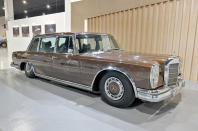 <p>This 600 is one of two in the museum. Produced between 1963 and 1981, just <strong>2677</strong> Mercedes 600s were built and when launched they were the most technically advanced saloon in the world with self-levelling air suspension, power steering and a fuel-injected 6.3-litre V8 engine.</p>