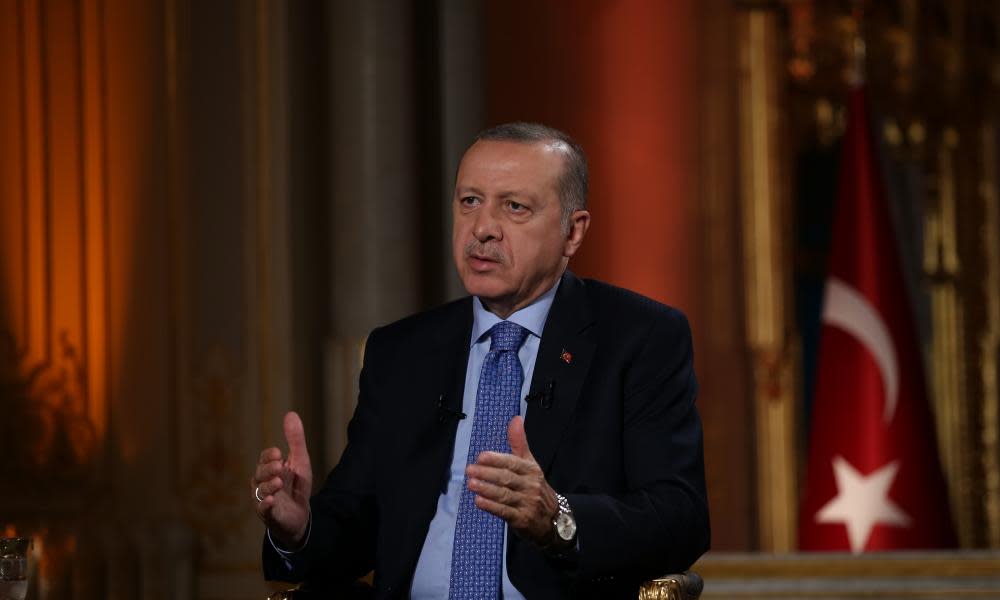 Turkey’s president, Recep Tayyip Erdoğan