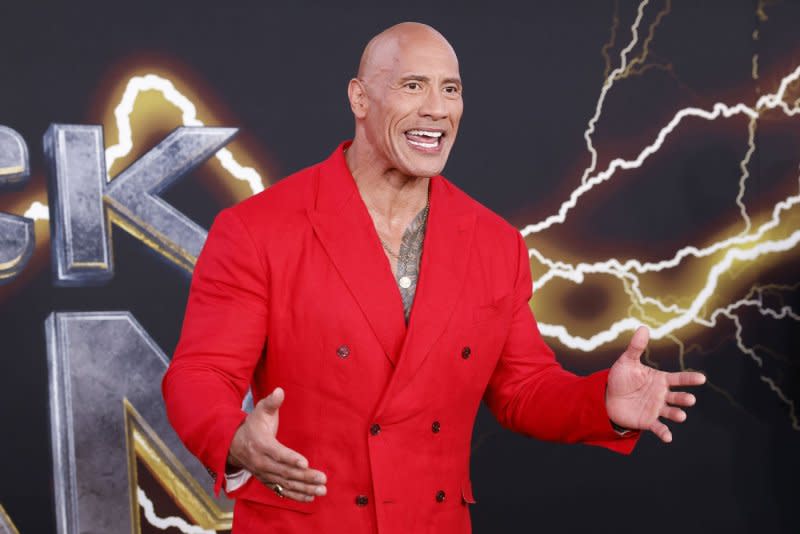 Dwayne "The Rock" Johnson's Seven Bucks Productions will produce "RoboForce." File Photo by John Angelillo/UPI