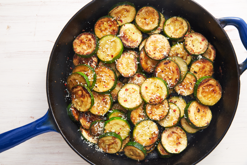 Garlic-Parm Zucchini Sauté