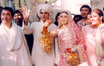 Karisma tied the knot with Sanjay in 2003.