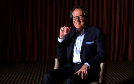 Cast member Geoffrey Rush poses for a portrait while promoting the upcoming movie "Pirates of the Caribbean: Dead Men Tell No Tales" in Beverly Hills, California U.S., May 20, 2017. REUTERS/Mario Anzuoni/Files