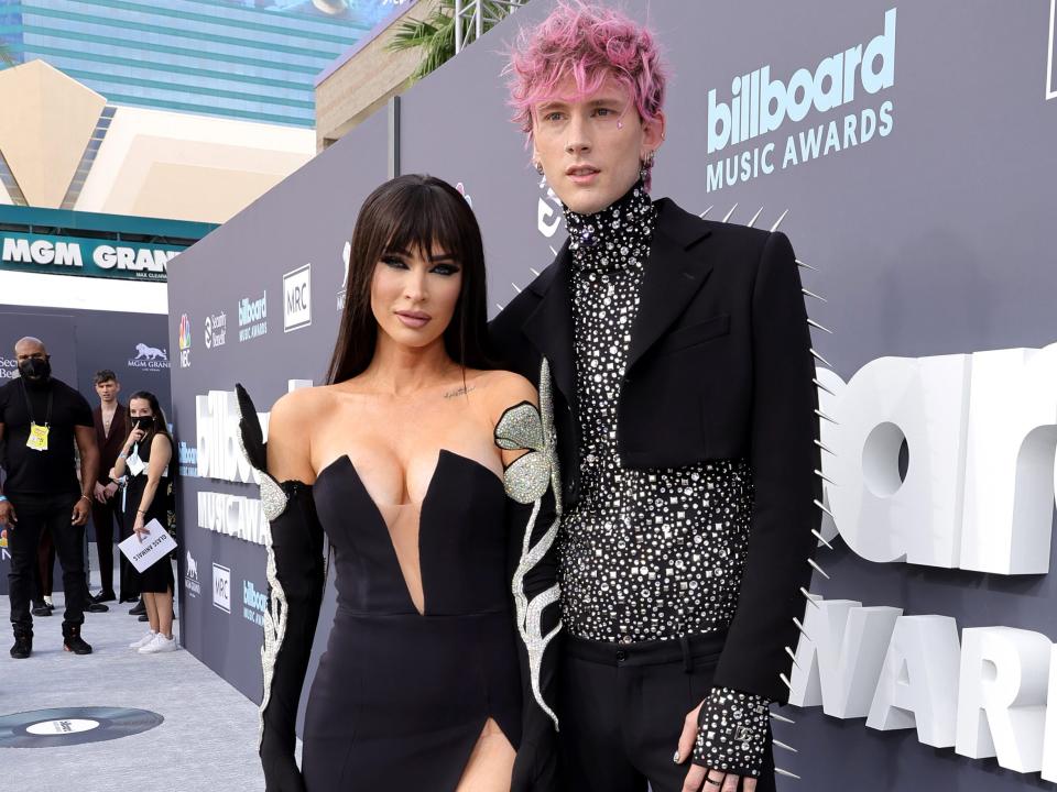 Megan Fox and Machine Gun Kelly at the 2022 Billboard Music Awards.