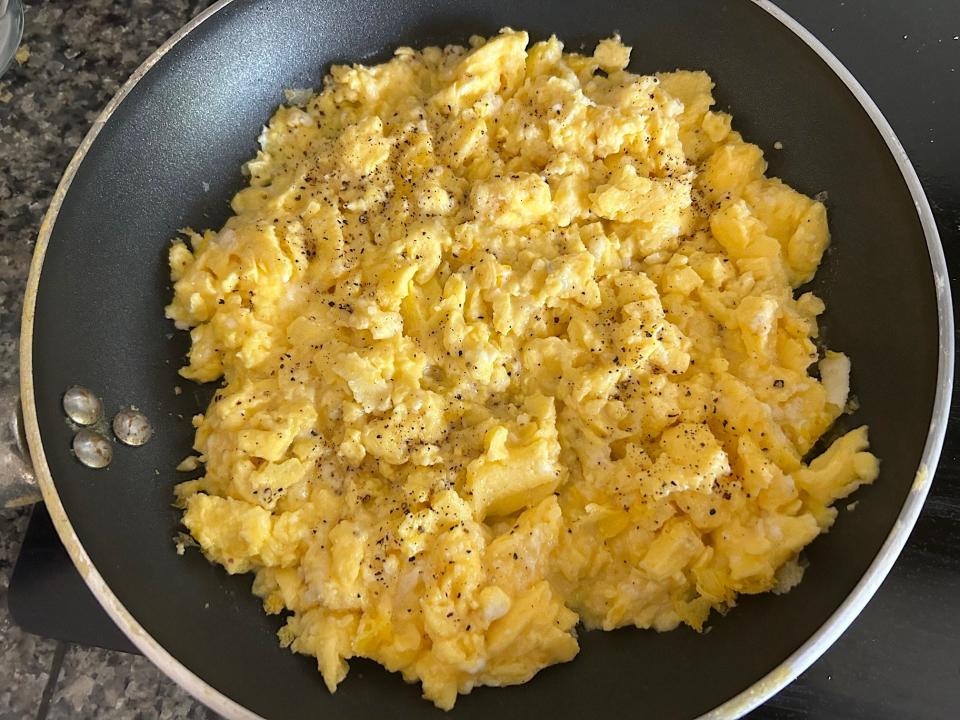 Ina Garten's cacio e pepe eggs