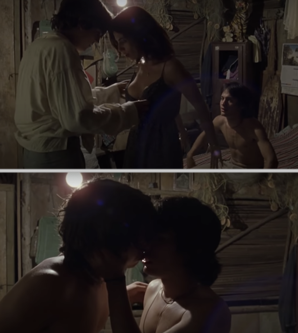 A sex scene in "Y tu mamá también"