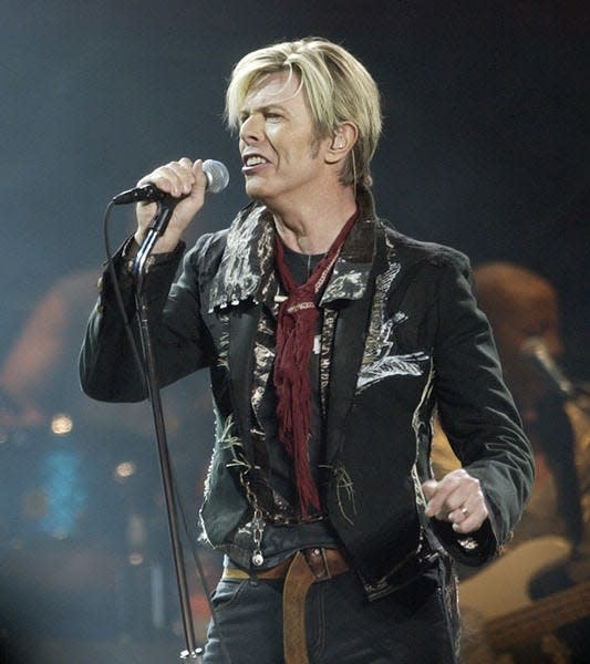 The music of David Bowie, seen here in 2003, will be featured this weekend at Bishop Planetarium in Bradenton.