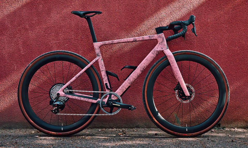 2024 Rose Backroad FF light fast comfortable aero carbon gravel race bike, pretty in pink