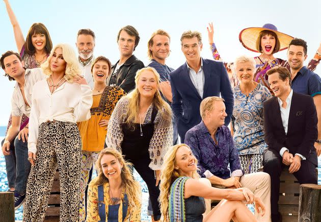 The cast of Mamma Mia! Here We Go Again