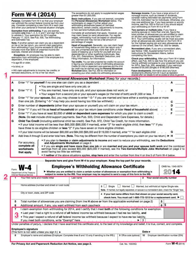 How To Fill Out Worksheet For Calculating Additional Allowances