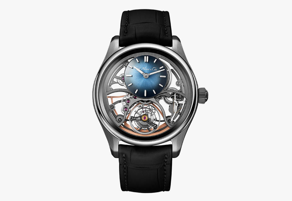 H. Moser & Cie Pioneer Cylindrical Tourbillon Skeleton