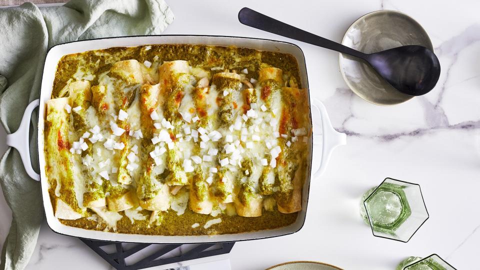 Chicken Enchiladas in Salsa Verde Recipe