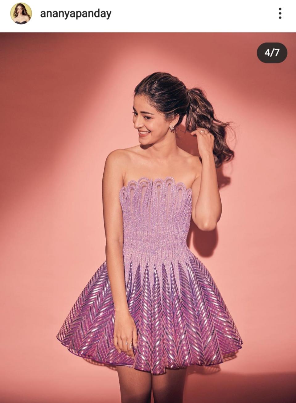 The <em>Pati, Patni aur Woh</em> actress shows us how to wear lilac right. This itsy-bitsy frock she thew on for the Femina Beauty Awards is perhaps the best dress put on by any celeb in 2020 so far. Her wavy pony tail, tiny floral earrings and a warm smile round up the look. The trend we noticed in the award seasons this year is, barring a few like Taapsee we mentioned in one of the previous slides, most of the ladies have ditched dramatic looks and run with natural looking make-up.