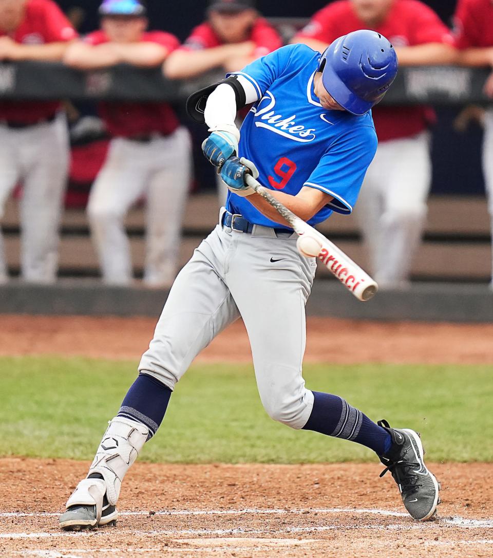 Whitefish Bay senior JD Dix, a switch-hitting middle infielder, returns to help the Blue Dukes defend their state title.