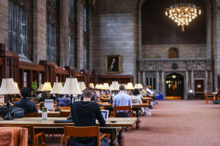 William Rainey Harper Memorial Library at the University of Chicago in Chicago, United States, on October 18, 2022.. Photo BEATA ZAWRZEL/NurPhoto/AFP