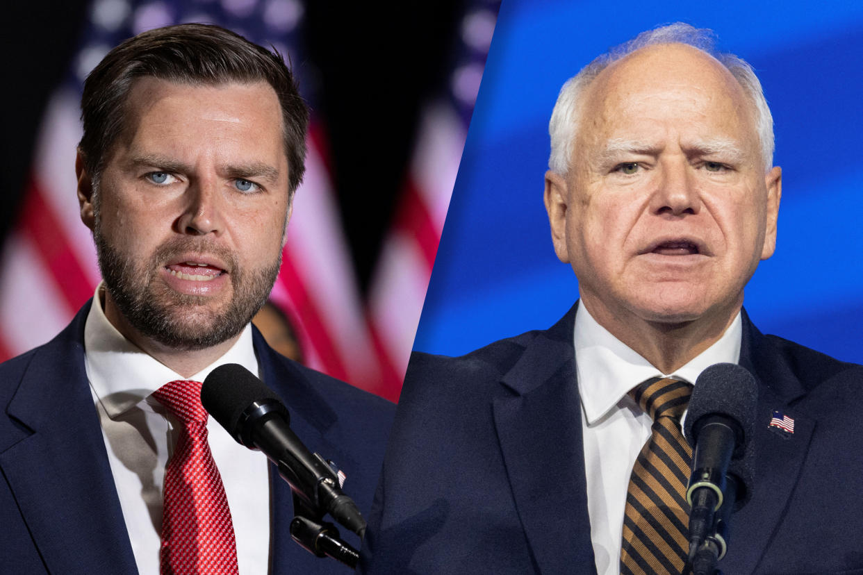 JD Vance and Tim Walz. 