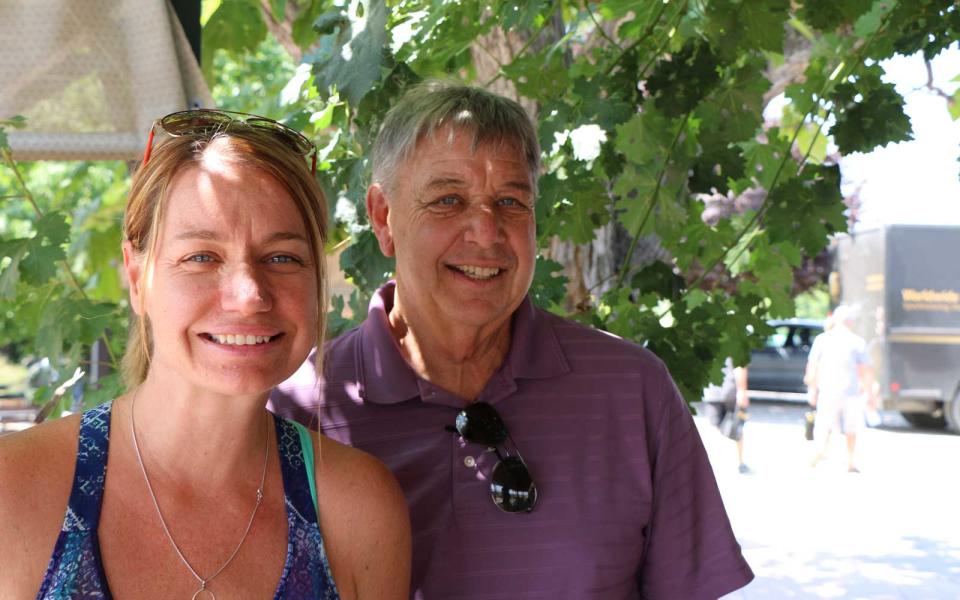 Amy Bitner, and her father, Ron.