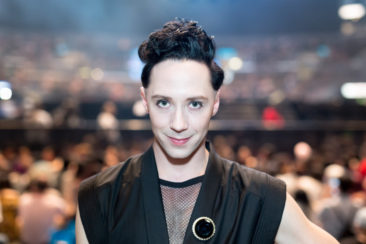 Figure skater Johnny Weir in August. (Photo: Getty Images)