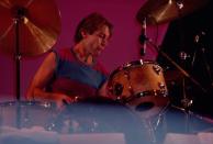 <p>Charlie Watts, on drums, of the group the Rolling Stones, performs onstage during 'The Rolling Stones American Tour 1981' (in support of their album 'Tattoo You'), at Madison Square Garden, New York, New York, November 13, 1981.</p>