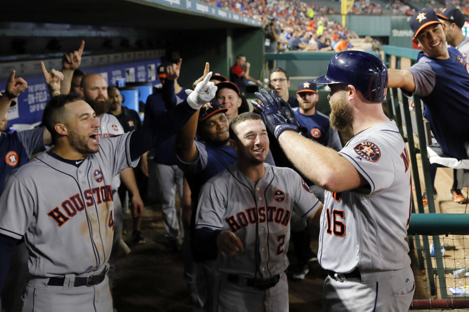 The Astros are a home-run hitting squad. The Red Sox are not. (AP)