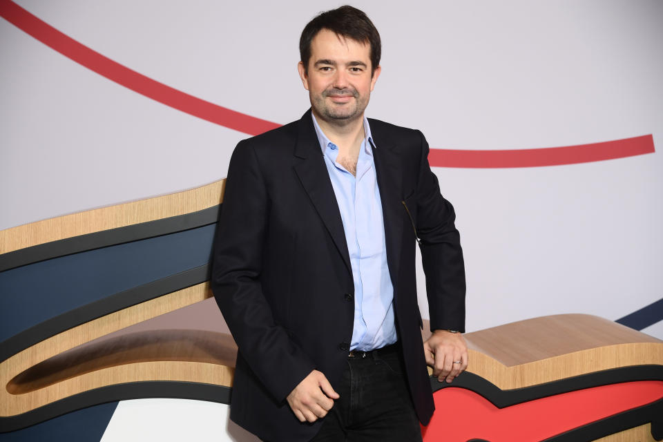 PARIS, FRANCE - OCTOBER 04:  Jean Francois Piege poses before the Press Conference of the presentation of the France Olympique team 100 Days Prior The Pyeongchang Olympic Games at Salle Pleyel on October 4, 2017 in Paris, France.  (Photo by Stephane Cardinale - Corbis/Corbis via Getty Images)