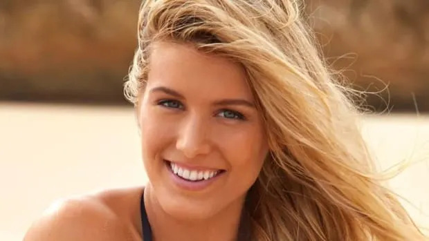 Genie Bouchard was photographed by James Macari in Aruba.<p>James Macari/Sports Illustrated</p>