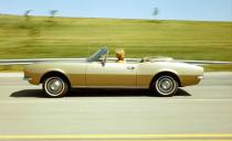 <p>Alongside the coupe, Chevrolet offered the Camaro as a convertible. Priced roughly $240 more than the coupe, just 25,141 convertibles were part of 1967 Camaro production.</p>