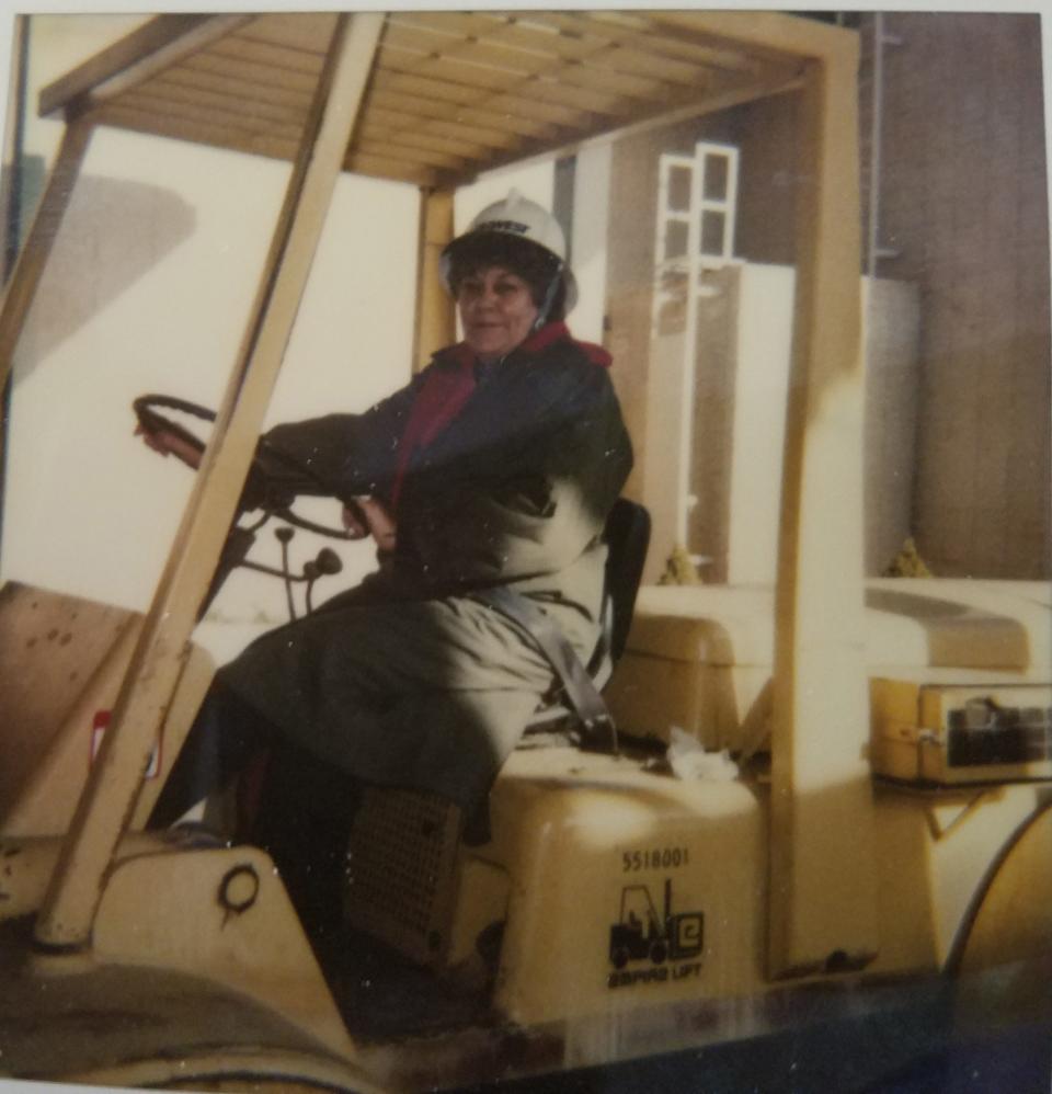 Virginia Garcia repeatedly flunked her driver's test but eventually learned to drive a forklift. For her, failure was not an option.