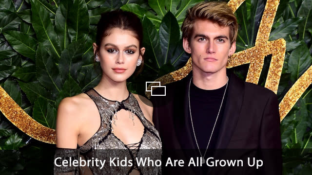 Kaia Gerber and Presley Gerber 