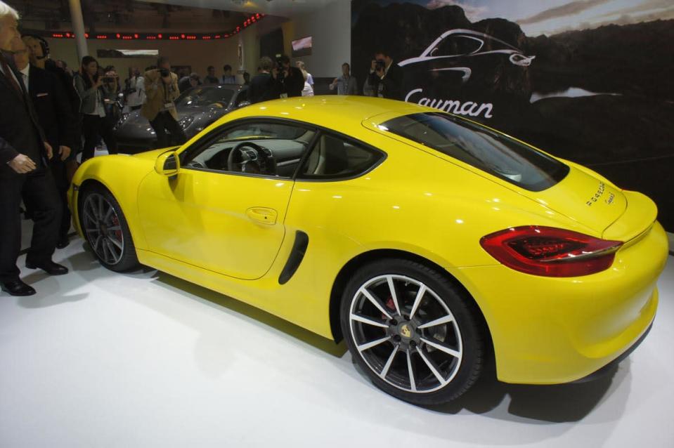 Porsche Cayman at the 2012 Los Angeles Auto Show