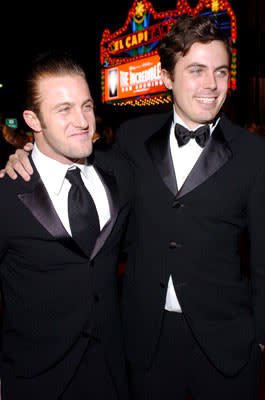 Scott Caan and Casey Affleck at the Hollywood premiere of Warner Bros. Ocean's Twelve